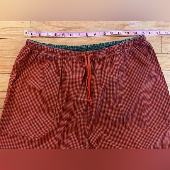 PCH Pacific Coast Highway World League Reversible Pull On Red Green Shorts L - Picture 4 of 8